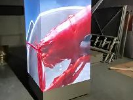 東西湖P2.0安裝完畢   尺寸：0.96x1.6x3   像素點(diǎn)：1440x800