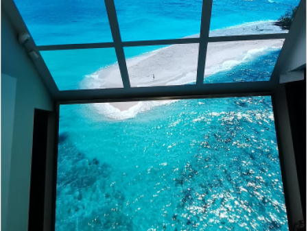 銘新街P1.86安裝完畢，0.96x0.96x6，3.2x2.08m