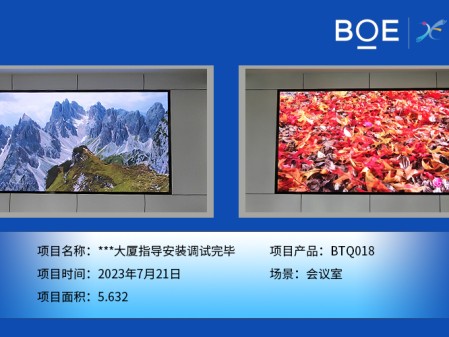 ***大廈指導安裝調試完畢