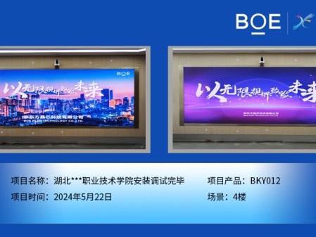 湖北***職業技術學院安裝調試完畢