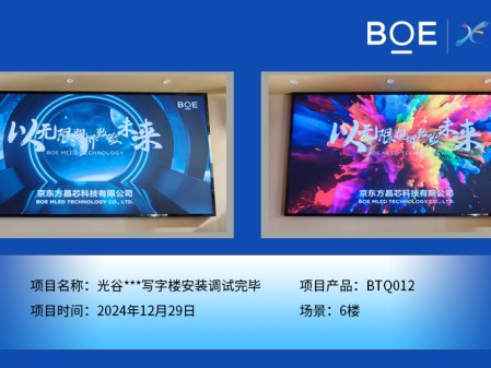 光谷***寫字樓安裝調試完畢