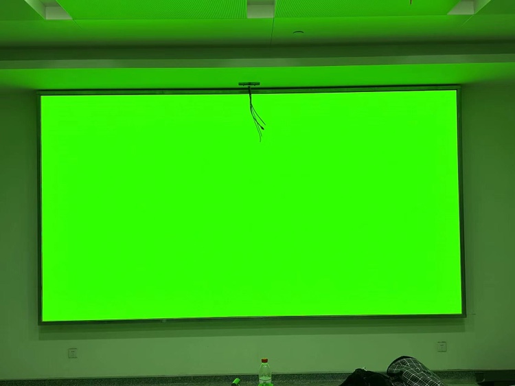 省婦幼光谷院區p1.25安裝調試完畢！尺寸：4.16x2.24；像素點：3328x1792